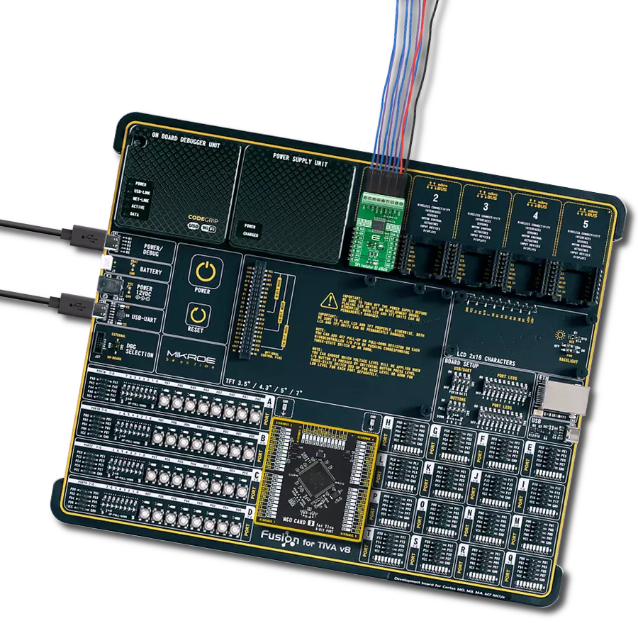 SPI Isolator 3 Click with Fusion for Tiva v8
