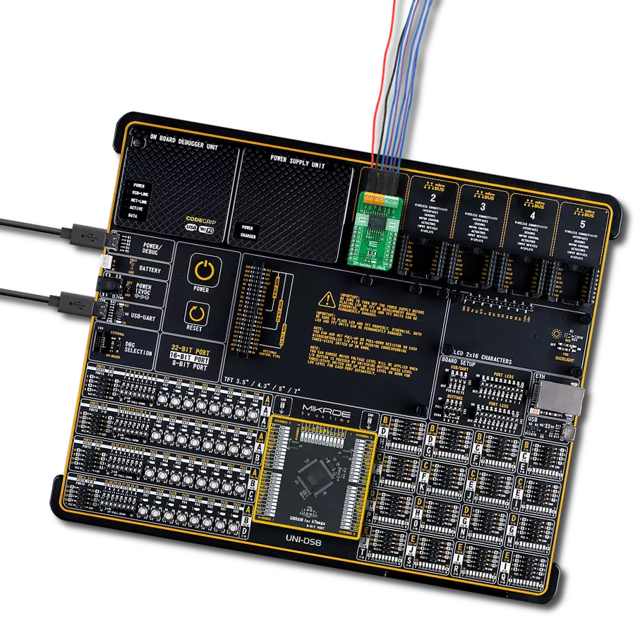 SPI Isolator 2 Click with UNI-DS v8