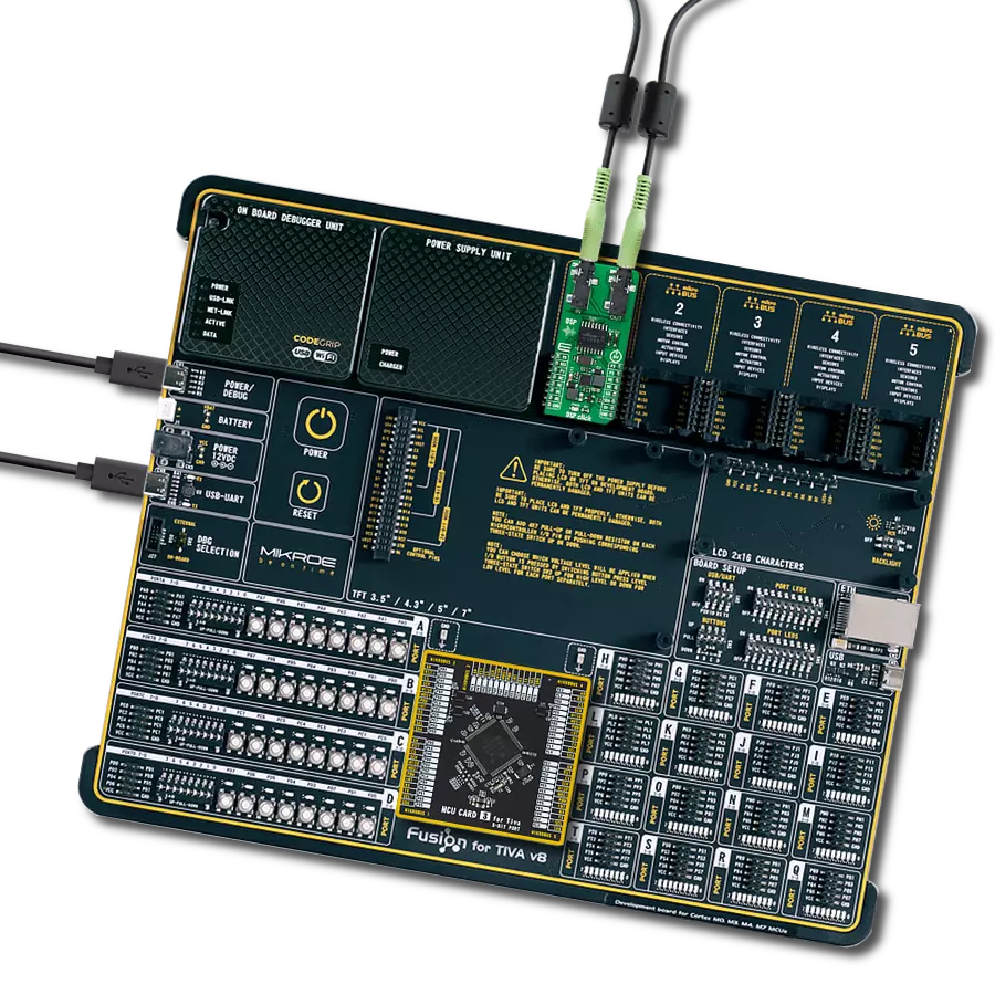 DSP Click with Fusion for Tiva v8