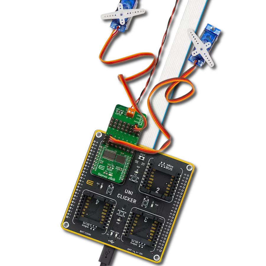 Servo Click with UNI Clicker