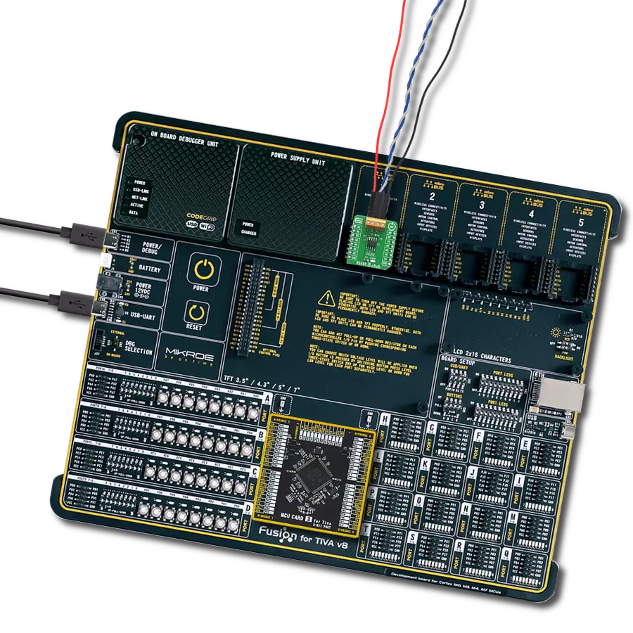RS485 5 Click with Fusion for Tiva v8