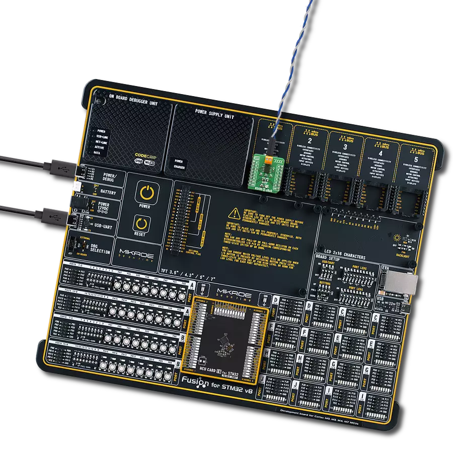 RS485 6 Click with Fusion for STM32 v8