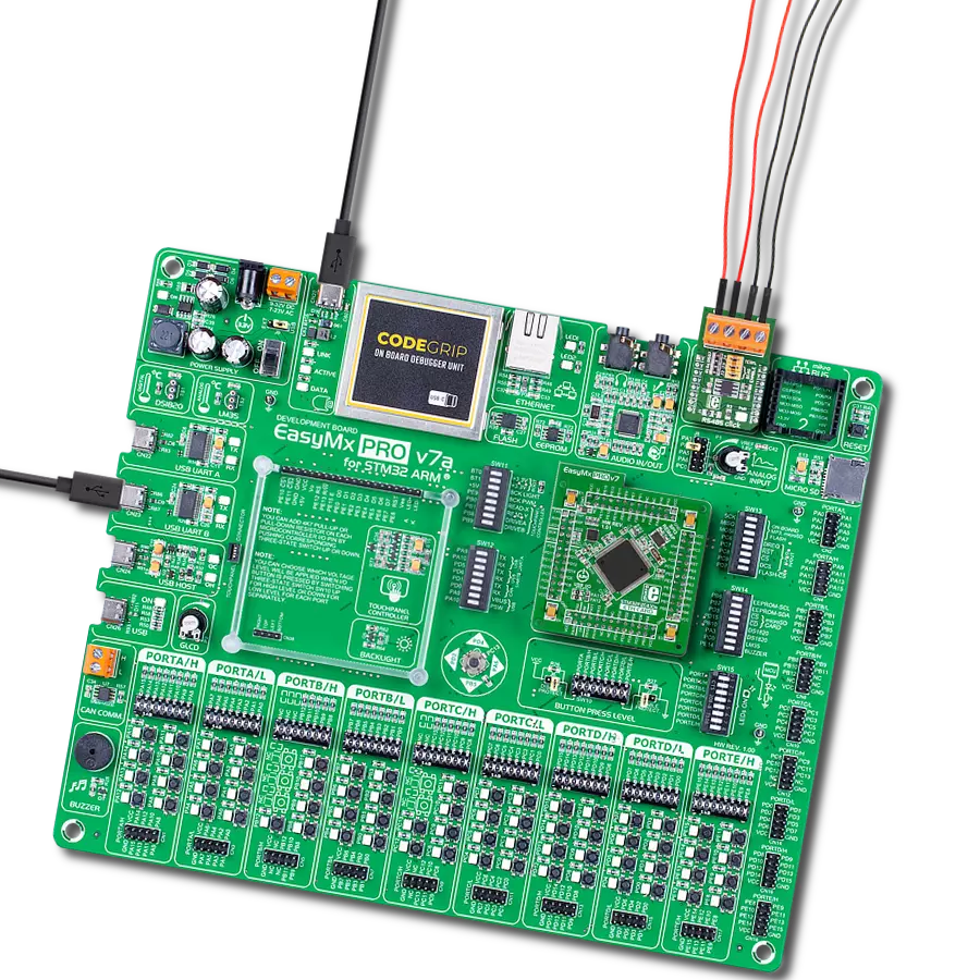 RS485 Click 5V with EasyMx PRO v7a for STM32