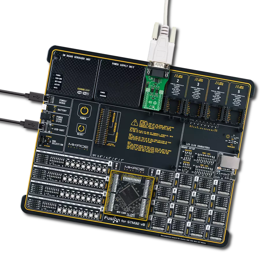 RS232 Isolator 2 Click with Fusion for STM32 v8