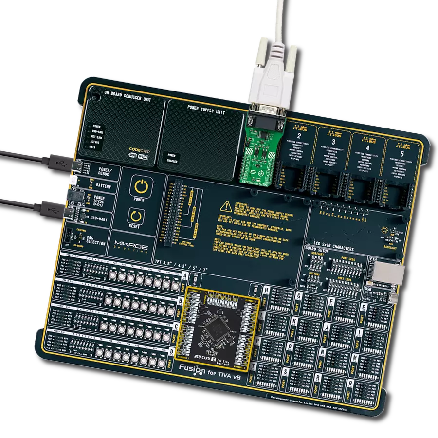 RS232 Isolator 2 Click with Fusion for Tiva v8