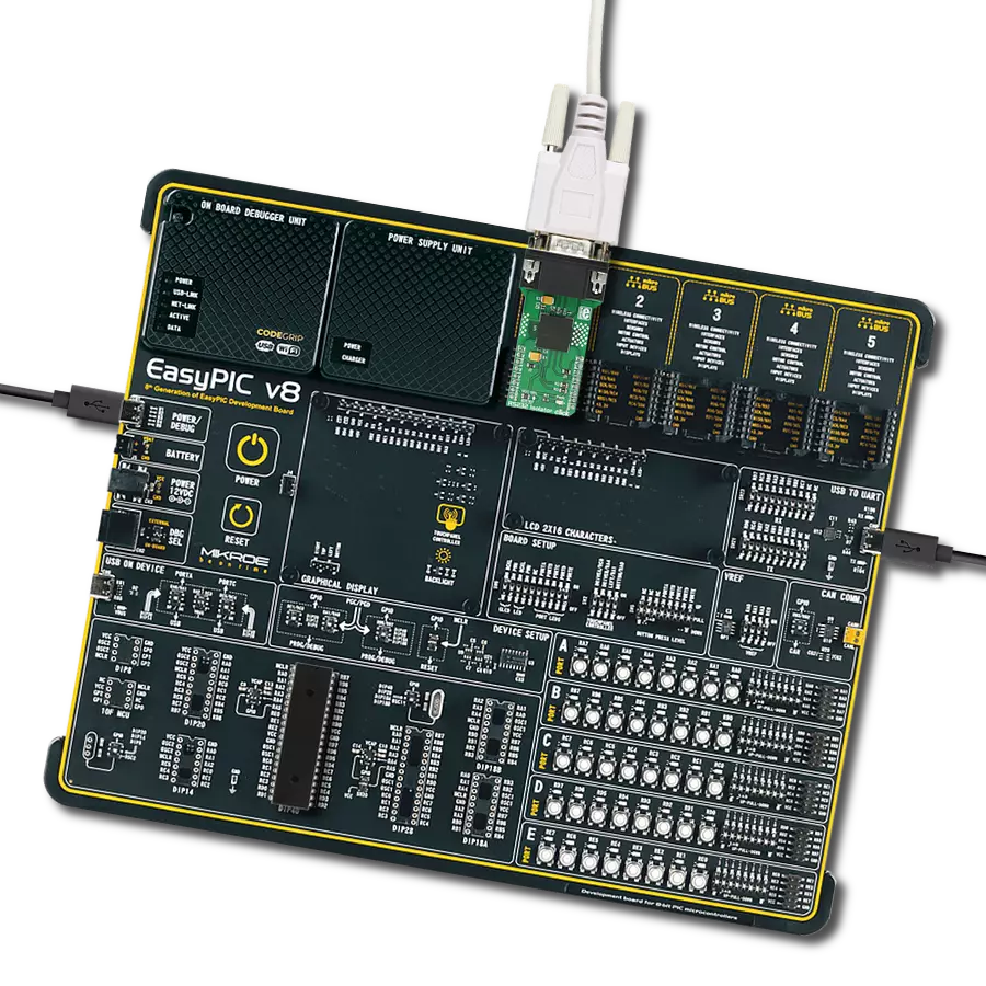 Enable secure RS232 communication in industrial settings with ADM3252E and PIC18F4610