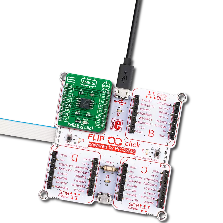 Achieve the perfect balance of speed, efficiency, and data density with MB85AS8MT and PIC32MZ2048EFH100
