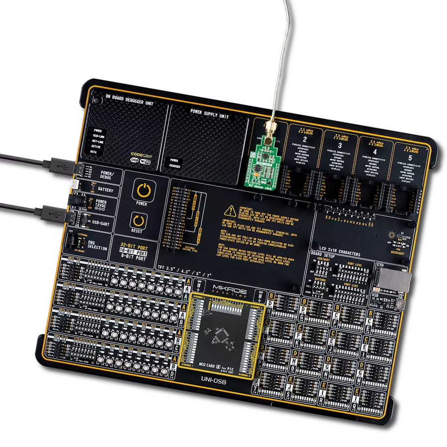RF Meter Click with UNI-DS v8