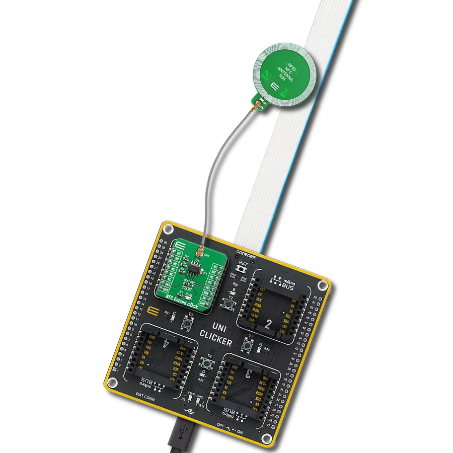 NFC Extend Click with UNI Clicker