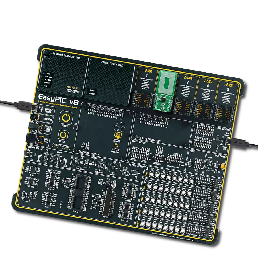NFC Tag 4 Click with EasyPIC v8