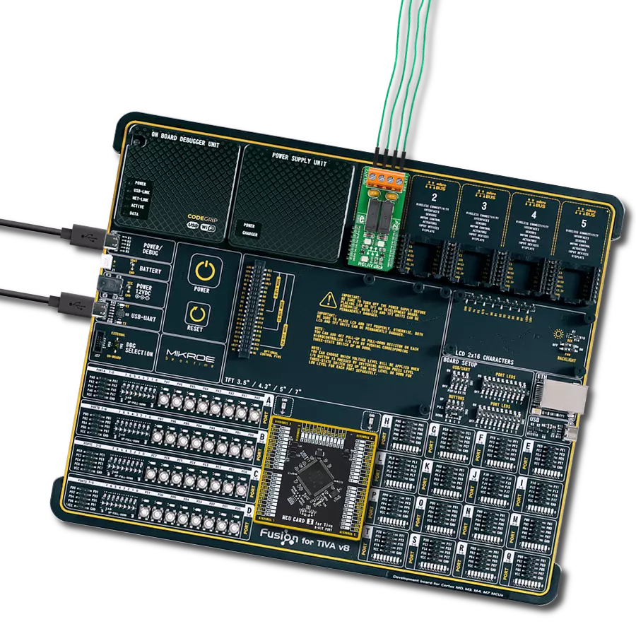 RELAY Click with Fusion for Tiva v8