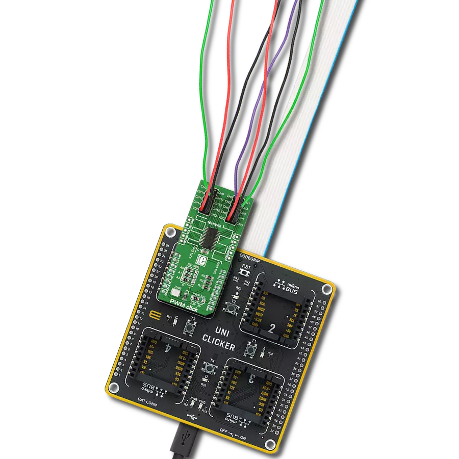 PWM Click with UNI Clicker