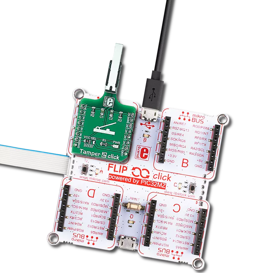 使用D2HW-A221D和PIC32MZ2048EFH100轻松切换两种模式或状态