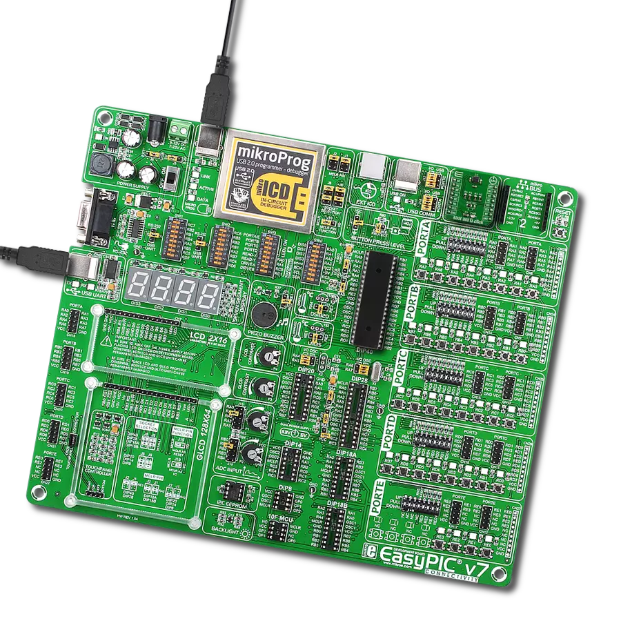 6DOF IMU 7 Click with EasyPIC v7