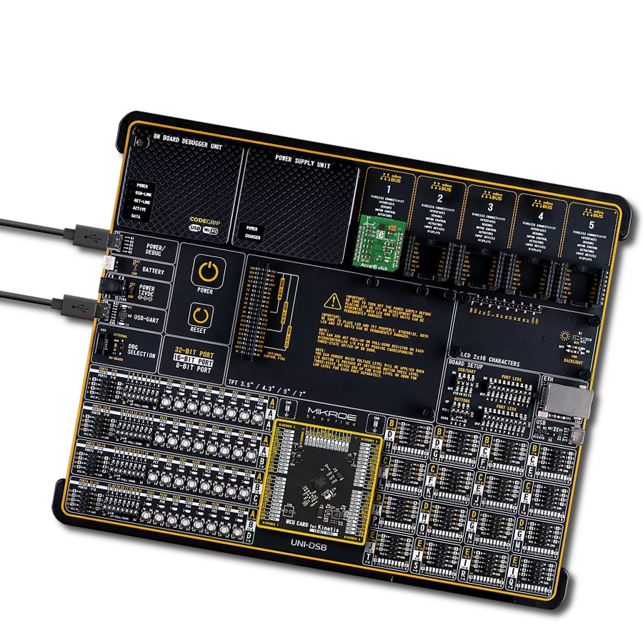 Accel 3 Click with UNI-DS v8