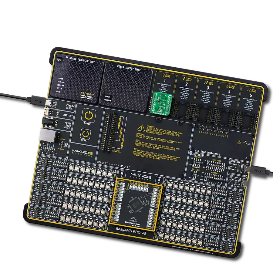 Magneto 10 Click with EasyAVR PRO v8