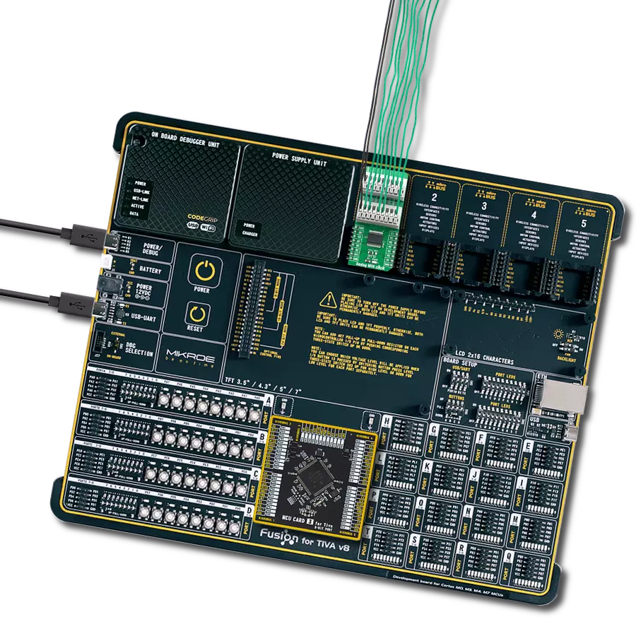 Analog MUX Click with Fusion for Tiva v8