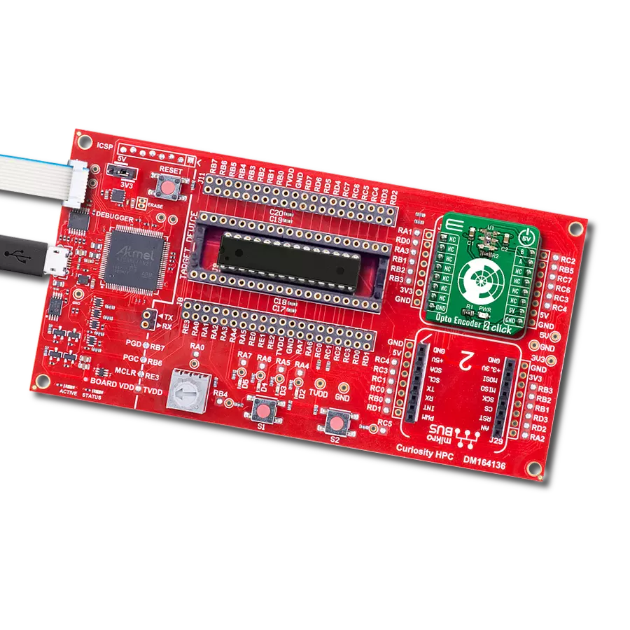 Opto Encoder 2 Click with Curiosity HPC