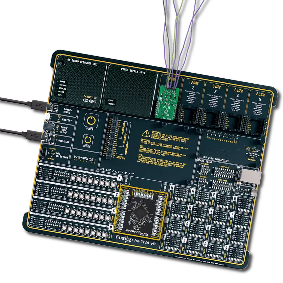 LLC-SPI Click with Fusion for Tiva v8