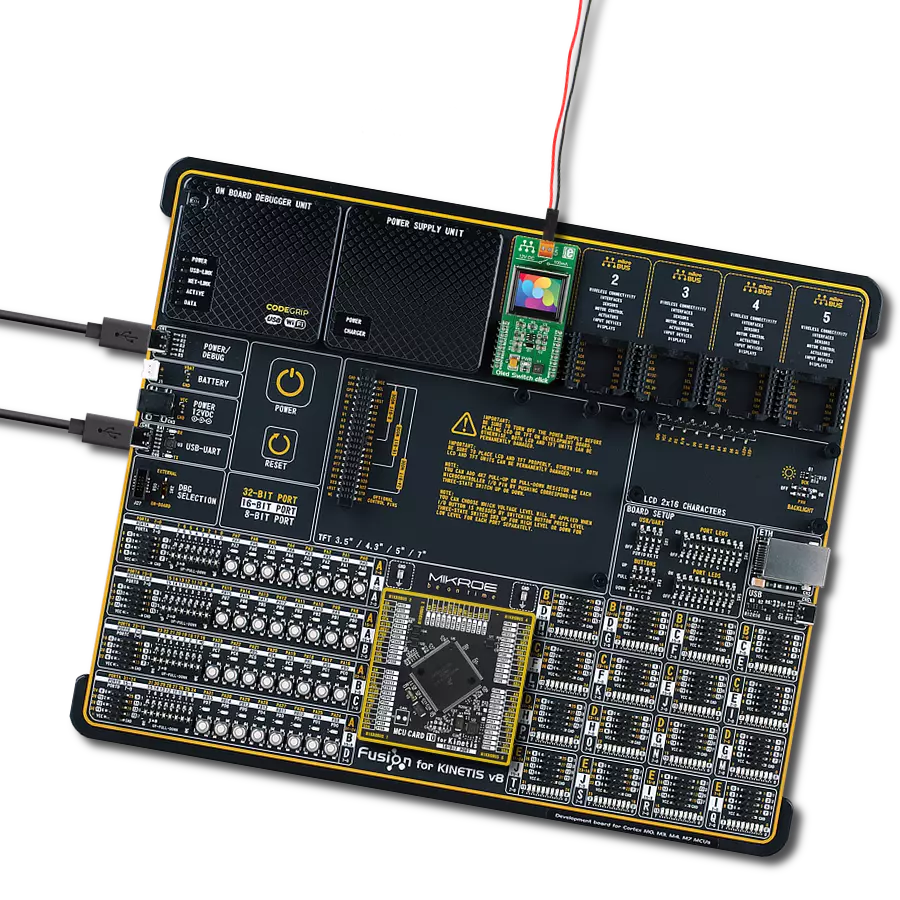 Oled Switch Click with Fusion for Kinetis v8