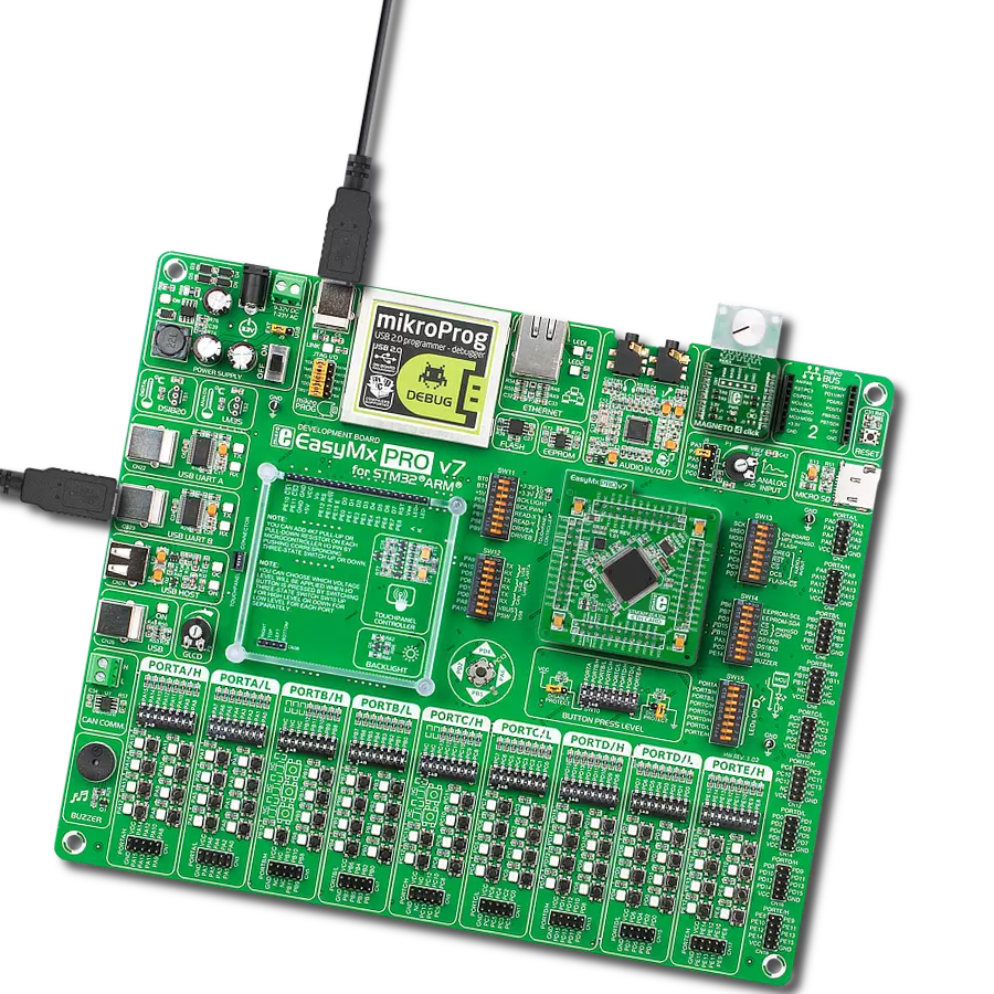 Magneto 4 Click with EasyMx PRO v7 for STM32