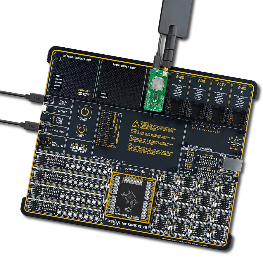 NB IoT 2 Click with Fusion for Kinetis v8