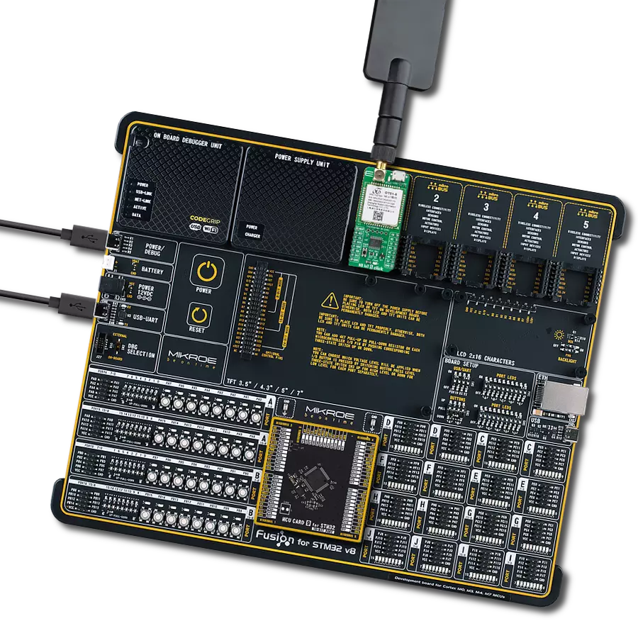 NB IoT 5 Click with Fusion for STM32 v8