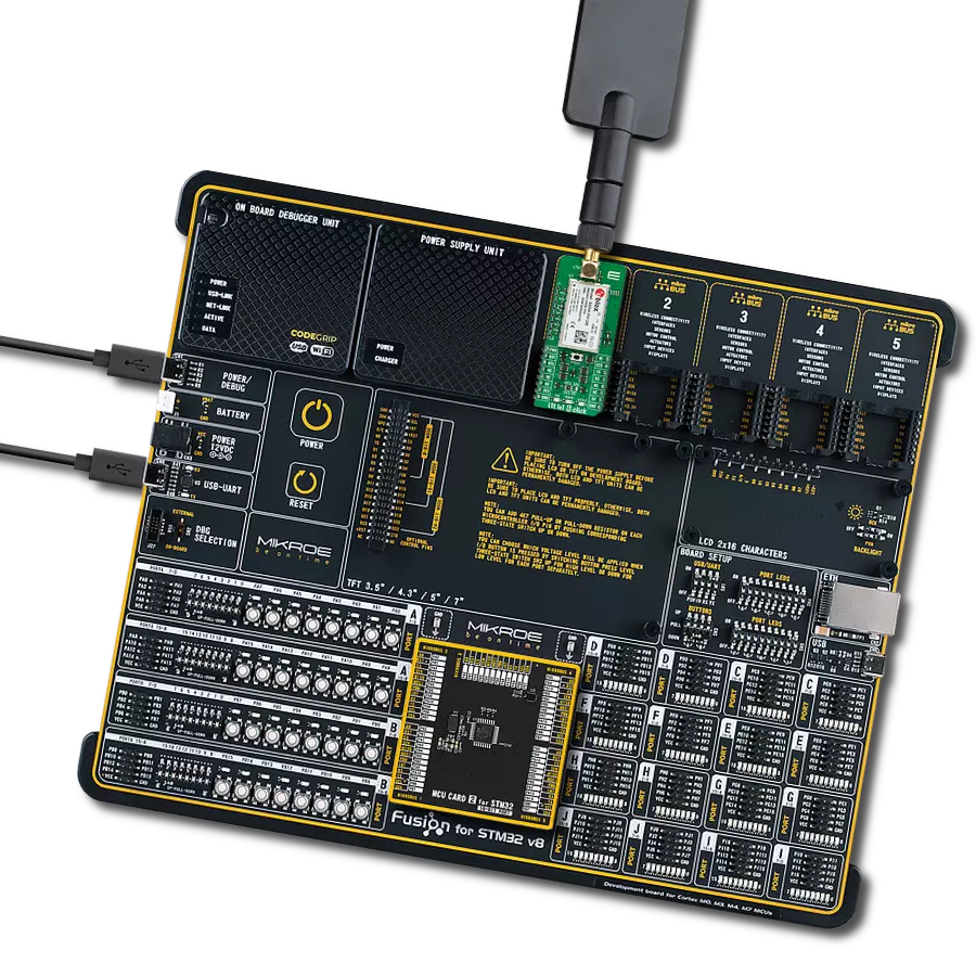 LTE IoT 6 Click with Fusion for STM32 v8