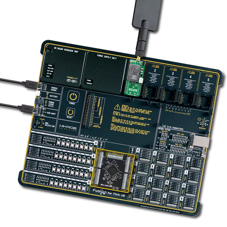 5G NB IoT Click with Fusion for Tiva v8