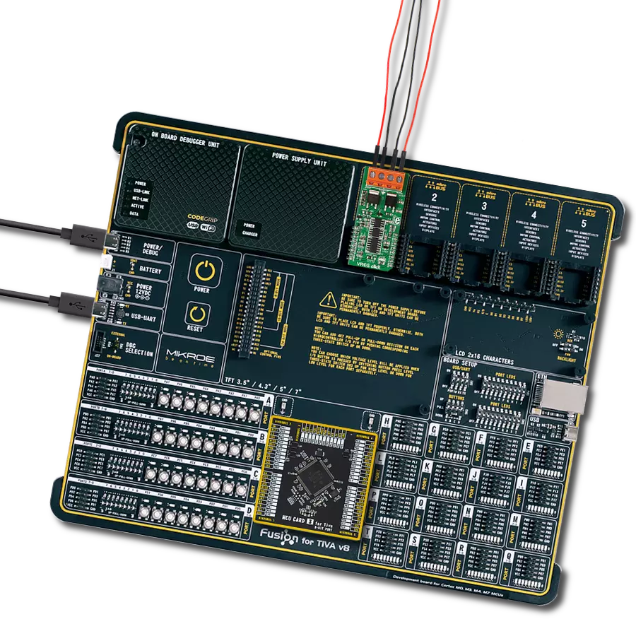 VREG Click with Fusion for Tiva v8