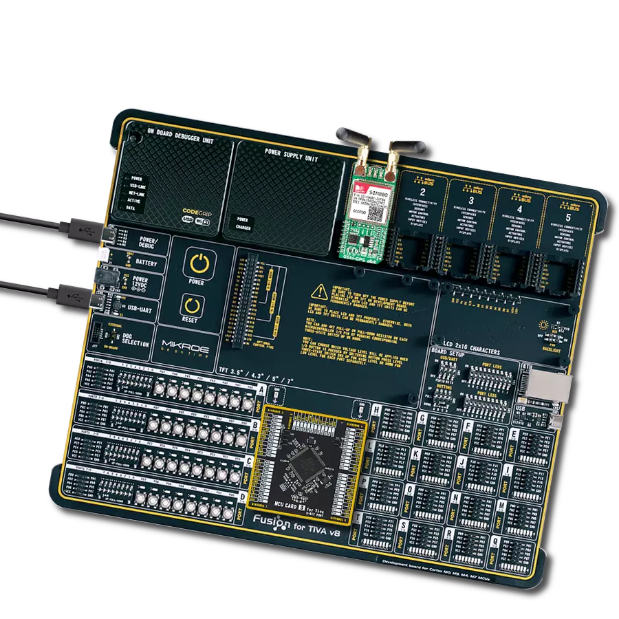 GSM-GPS Click with Fusion for Tiva v8