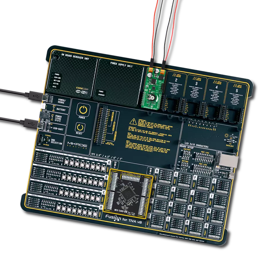 LED Driver 13 Click with Fusion for Tiva v8