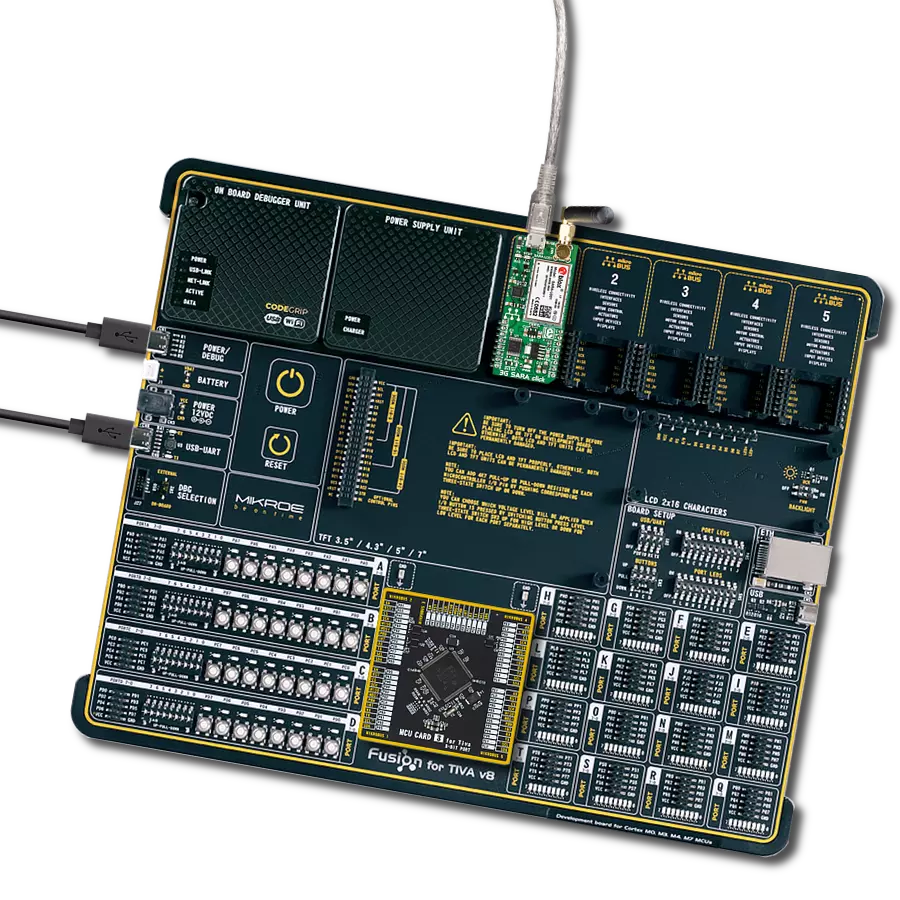3G SARA Click with Fusion for Tiva v8