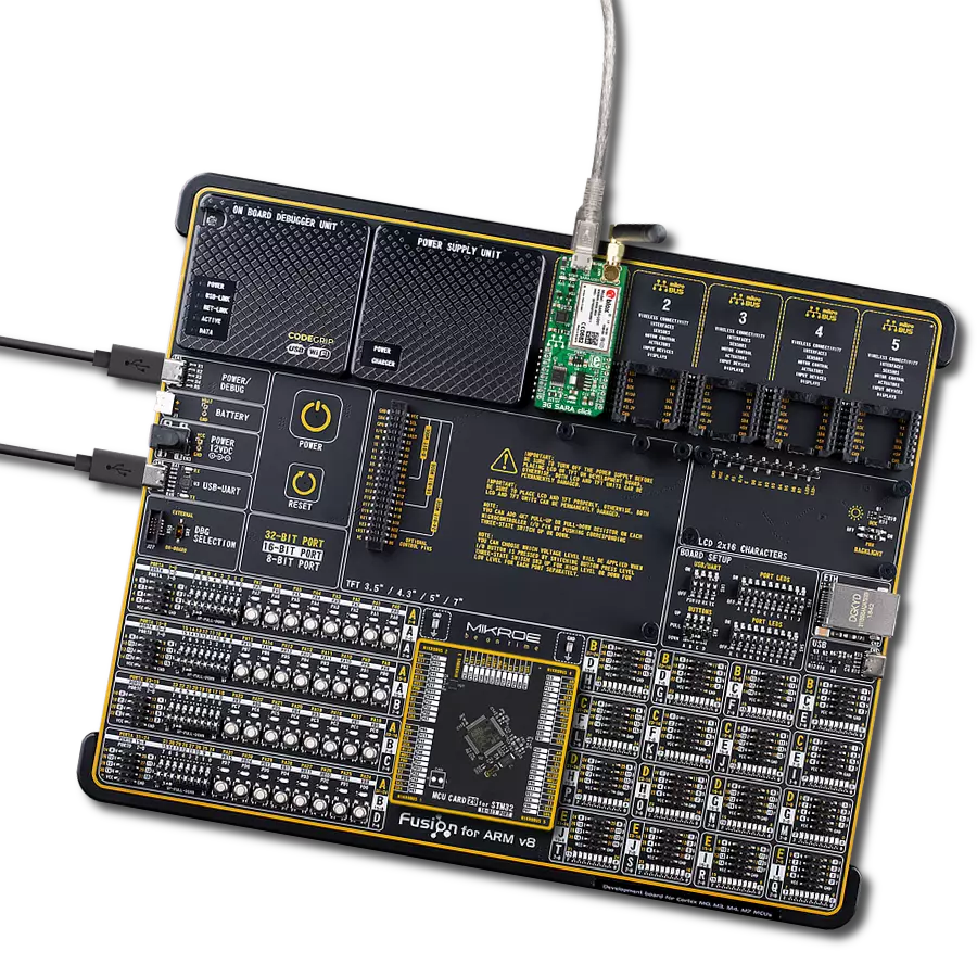 3G SARA Click with Fusion for ARM v8