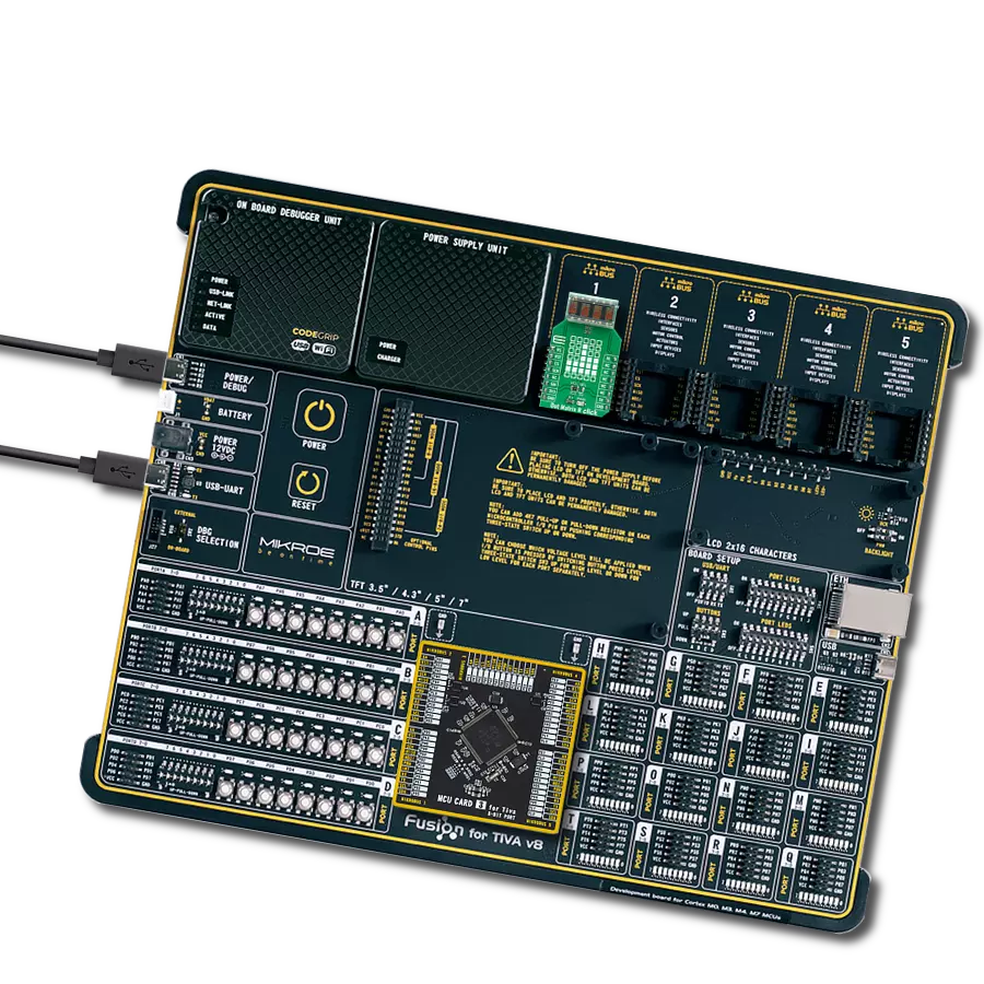 Dot Matrix R Click with Fusion for Tiva v8