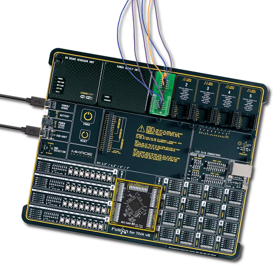 LED Driver 9 Click with Fusion for Tiva v8