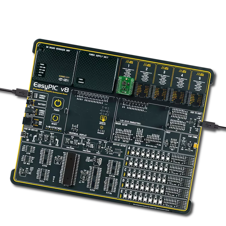 LED Driver 7 click with EasyPIC v8