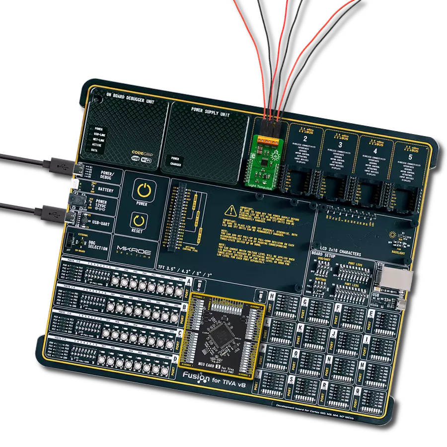 Light Temp Click with Fusion for Tiva v8