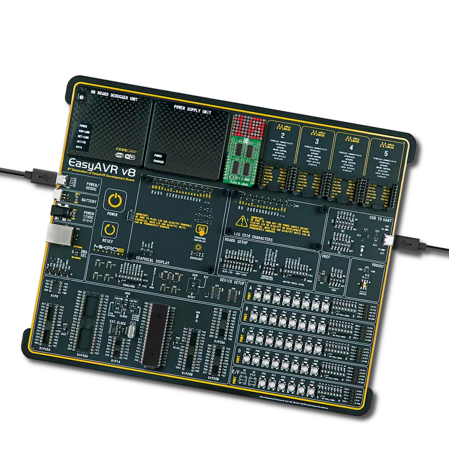 7x10 R Click with EasyAVR v8