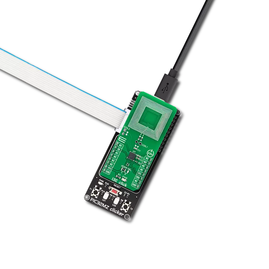 Transform inductance measurements into digital data using LDC1312-Q1 and PIC32MZ1024EFH064