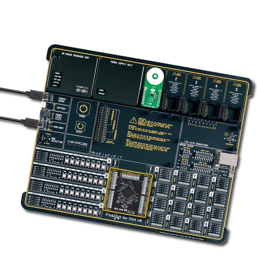 LDC1101 click with Fusion for Tiva v8