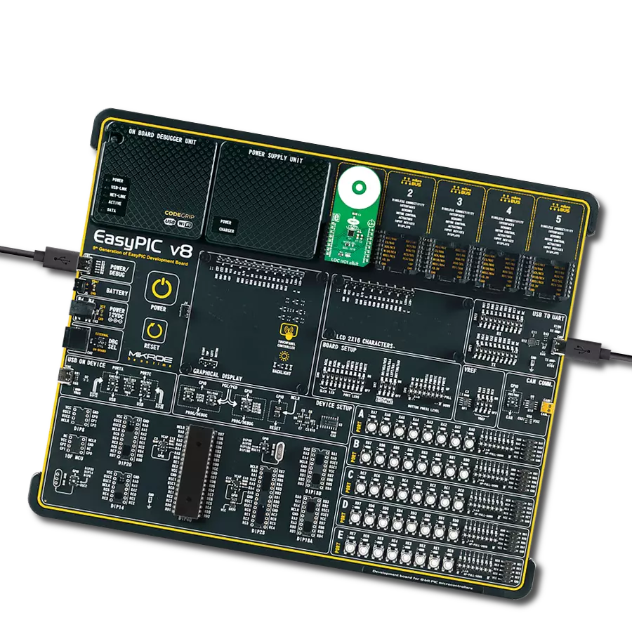 LDC1101 click with EasyPIC v8