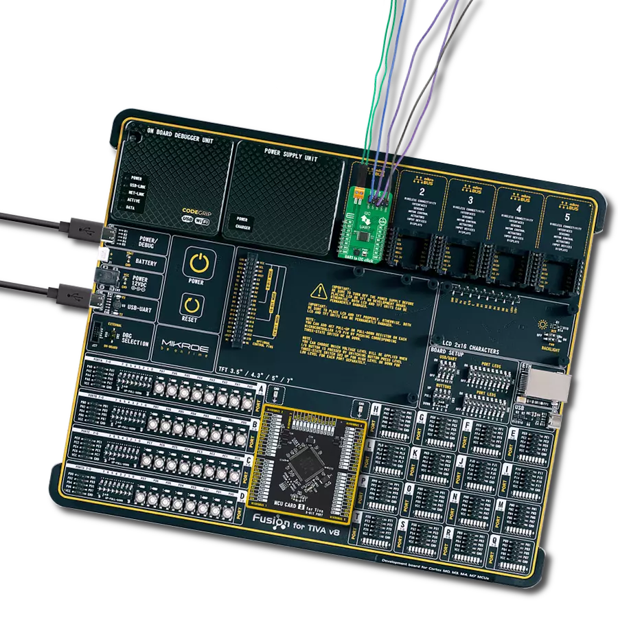 UART to I2C Click with Fusion for Tiva v8