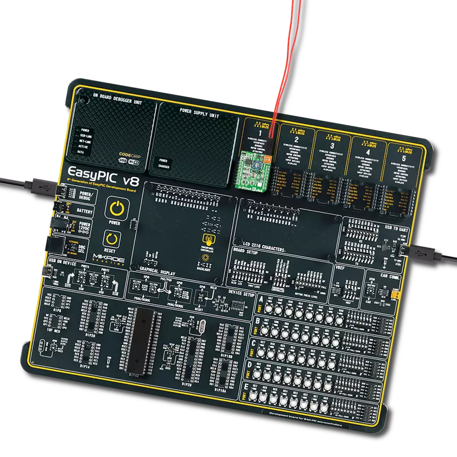 4-20 mA R Click with EasyPIC v8