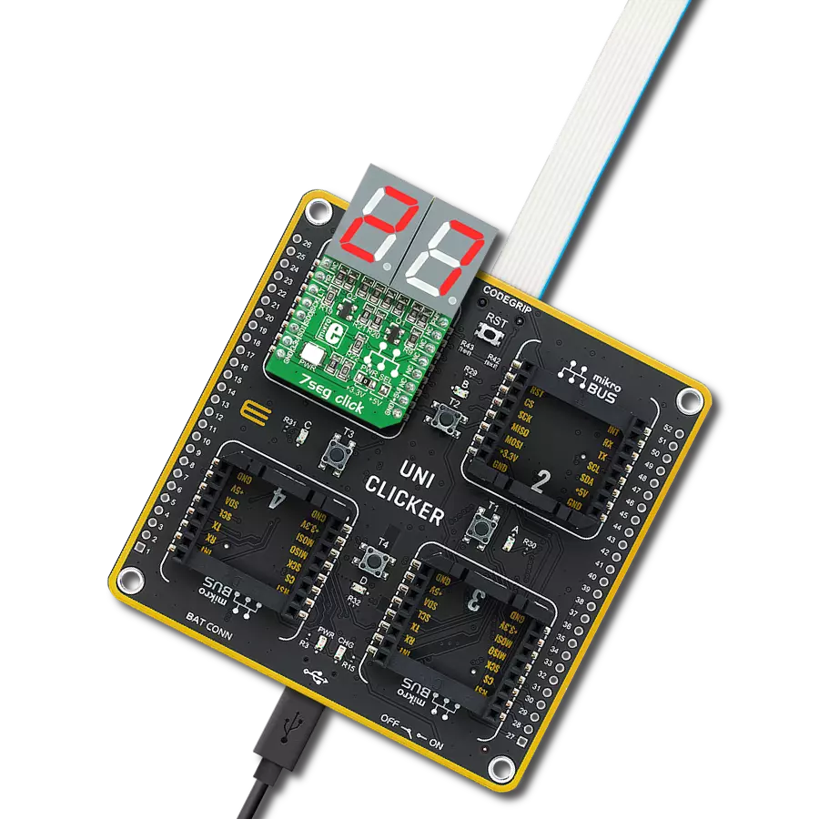 7seg Click with UNI Clicker
