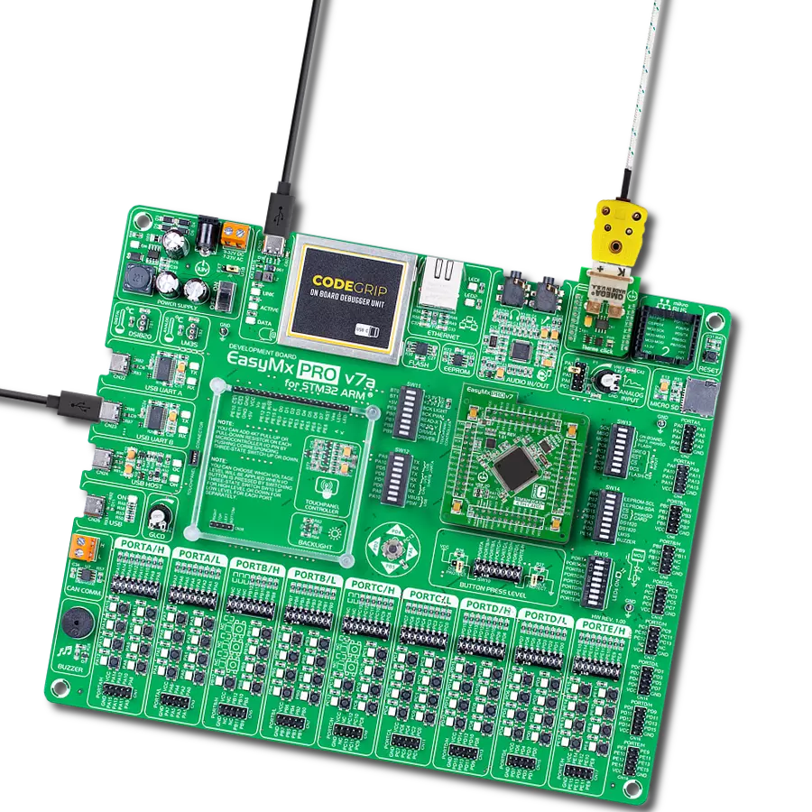 THERMO Click with EasyMx PRO v7a for STM32