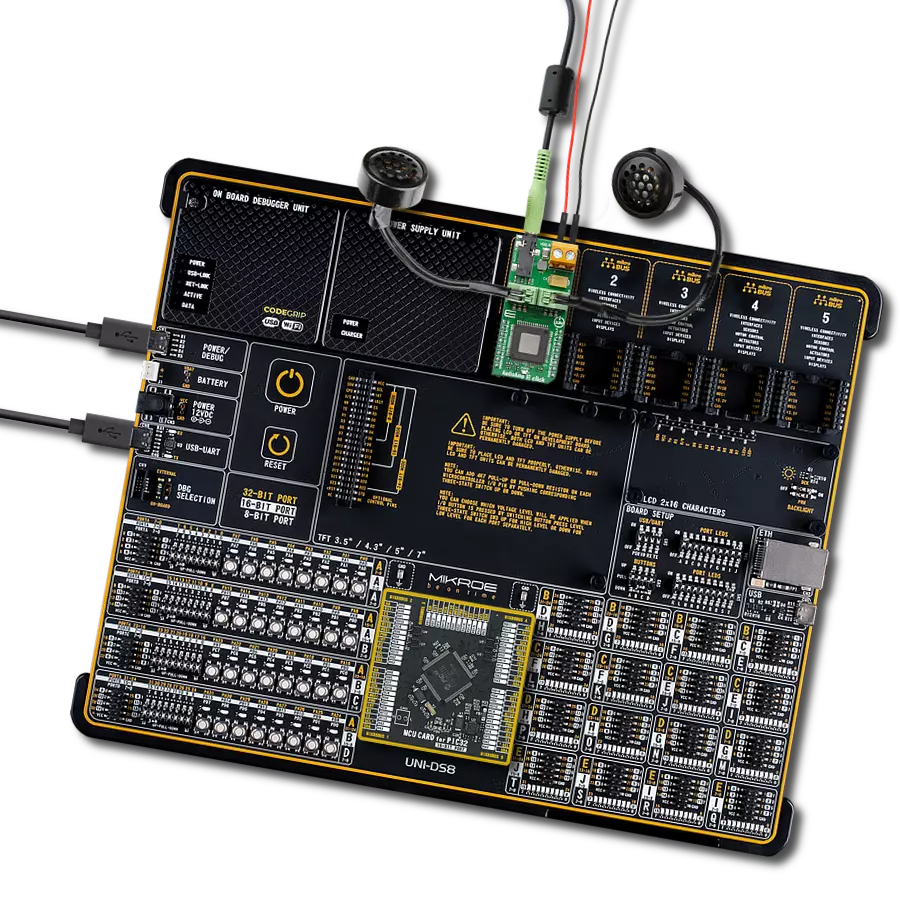 AudioAmp 3 Click with UNI-DS v8