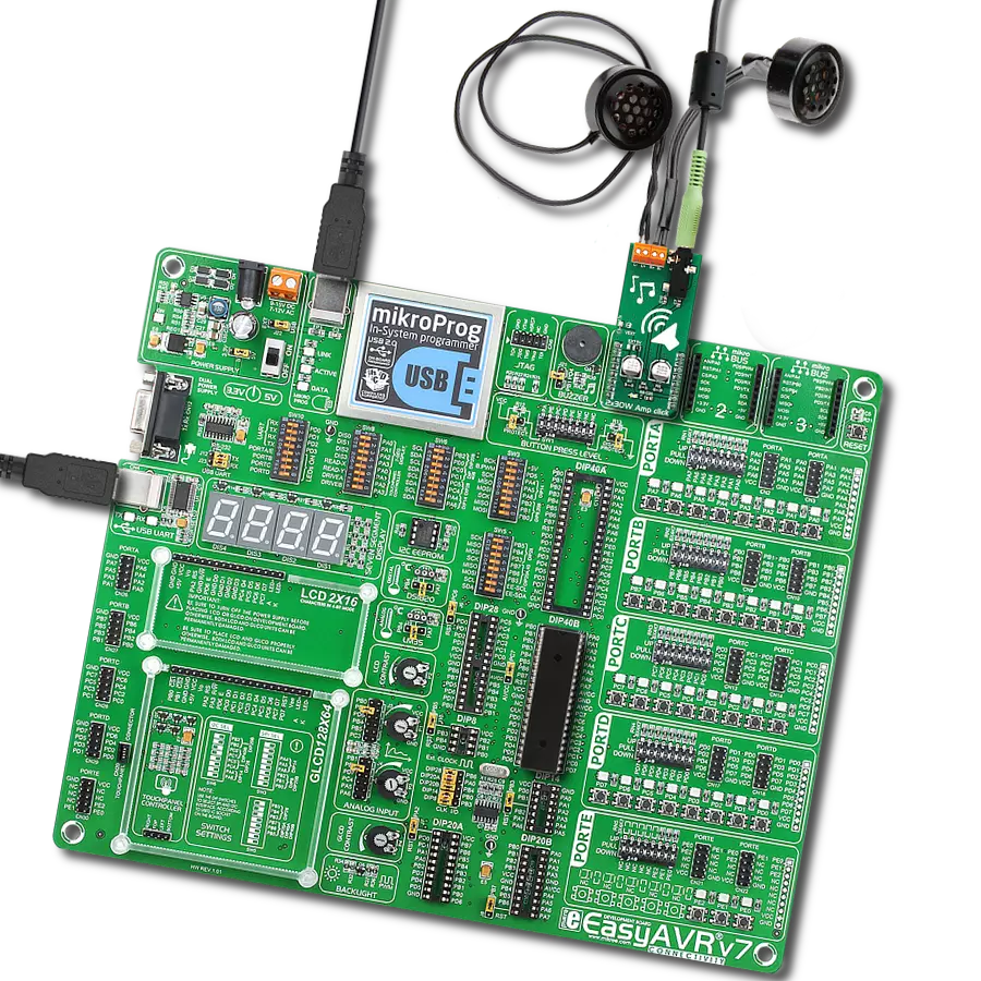 2x30W Amp Click with EasyAVR v7