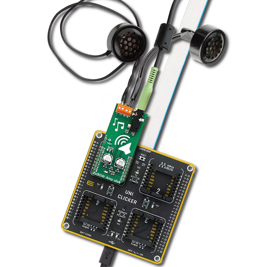 2x30W Amp Click with UNI Clicker
