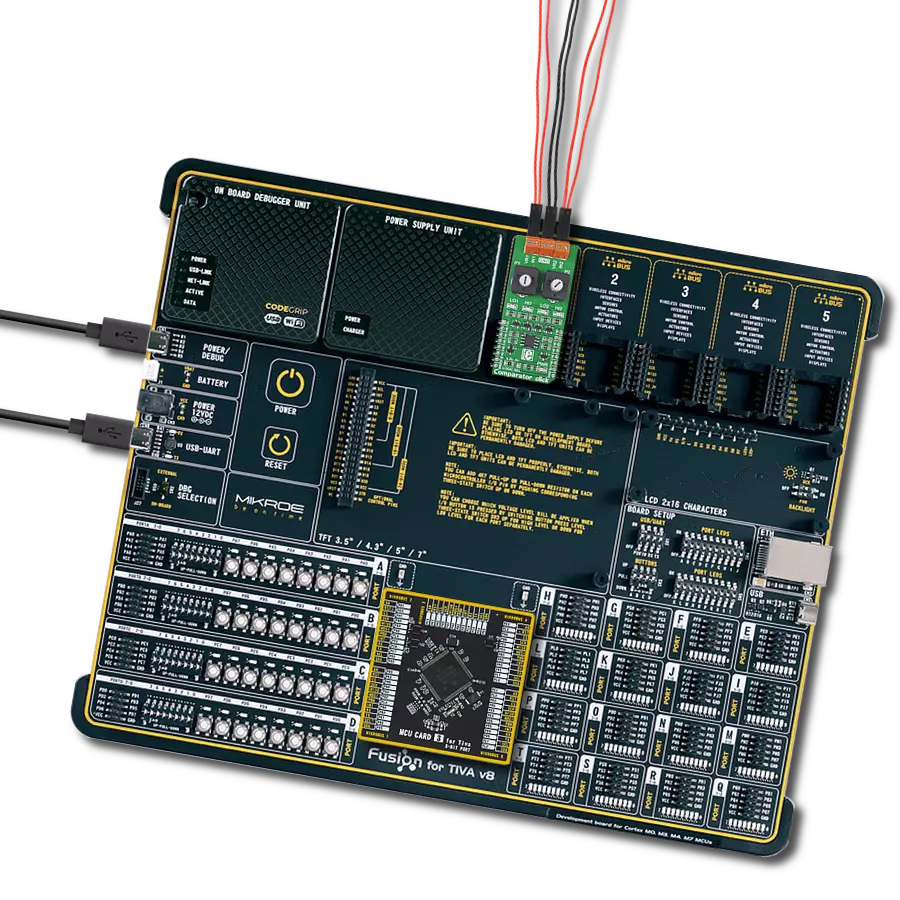 Comparator Click with Fusion for Tiva v8